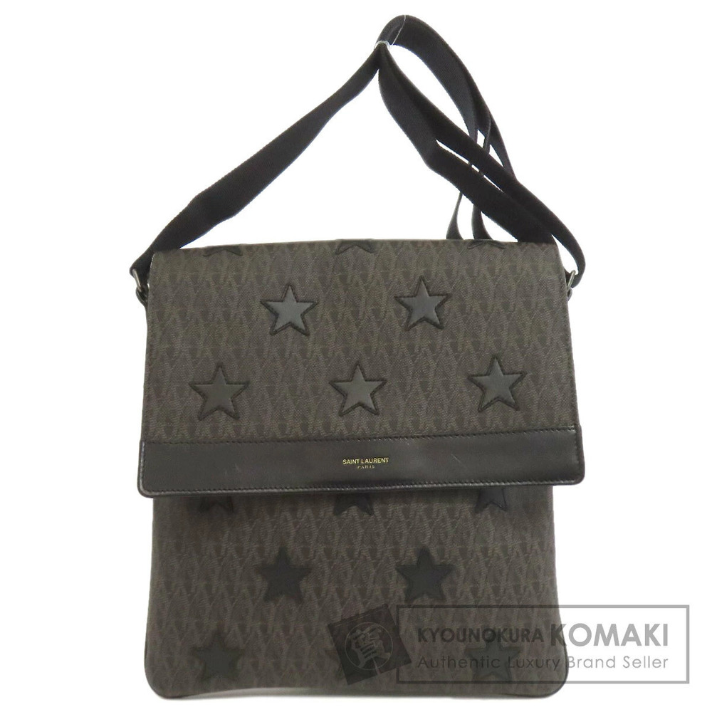 Saint Laurent Star Motif Shoulder Bag Leather